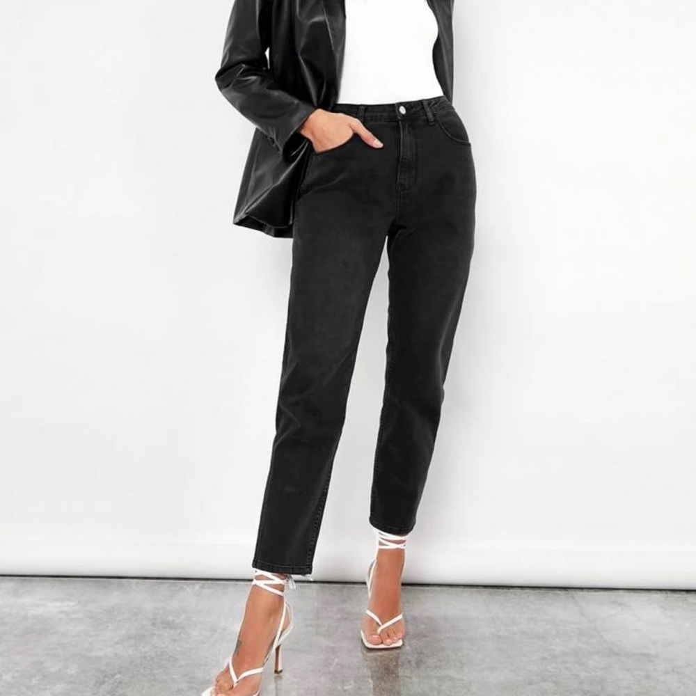 SHEIN black denim